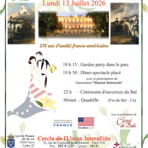 Bal des Lys Cercle de l’Union Interalliée